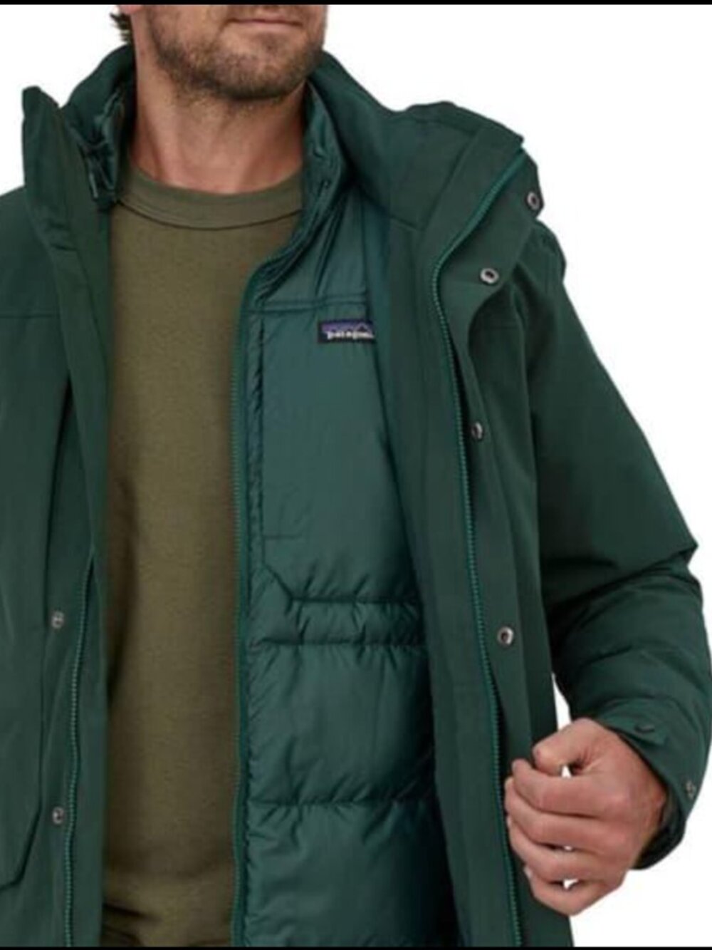Patagonia Men's Tres 3-in-1 Parka Northern Green NWT Medium
